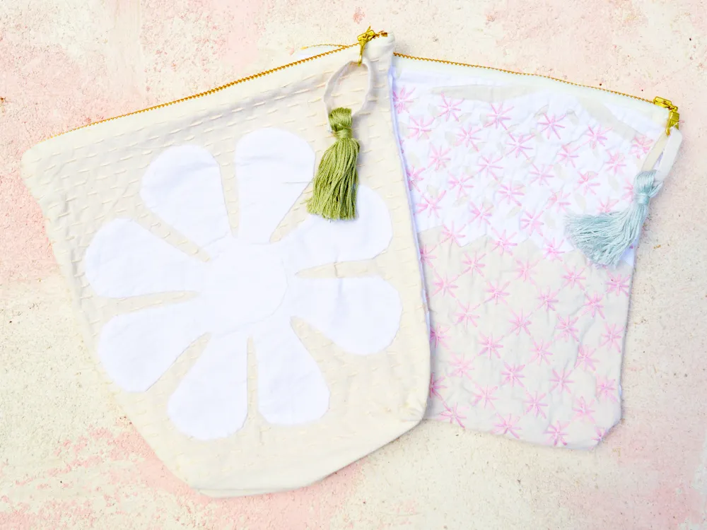 Hand Embroidered Pouch 014