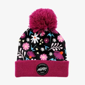 Headster Kids Jersey Toque (Flower Child Fuchsia)