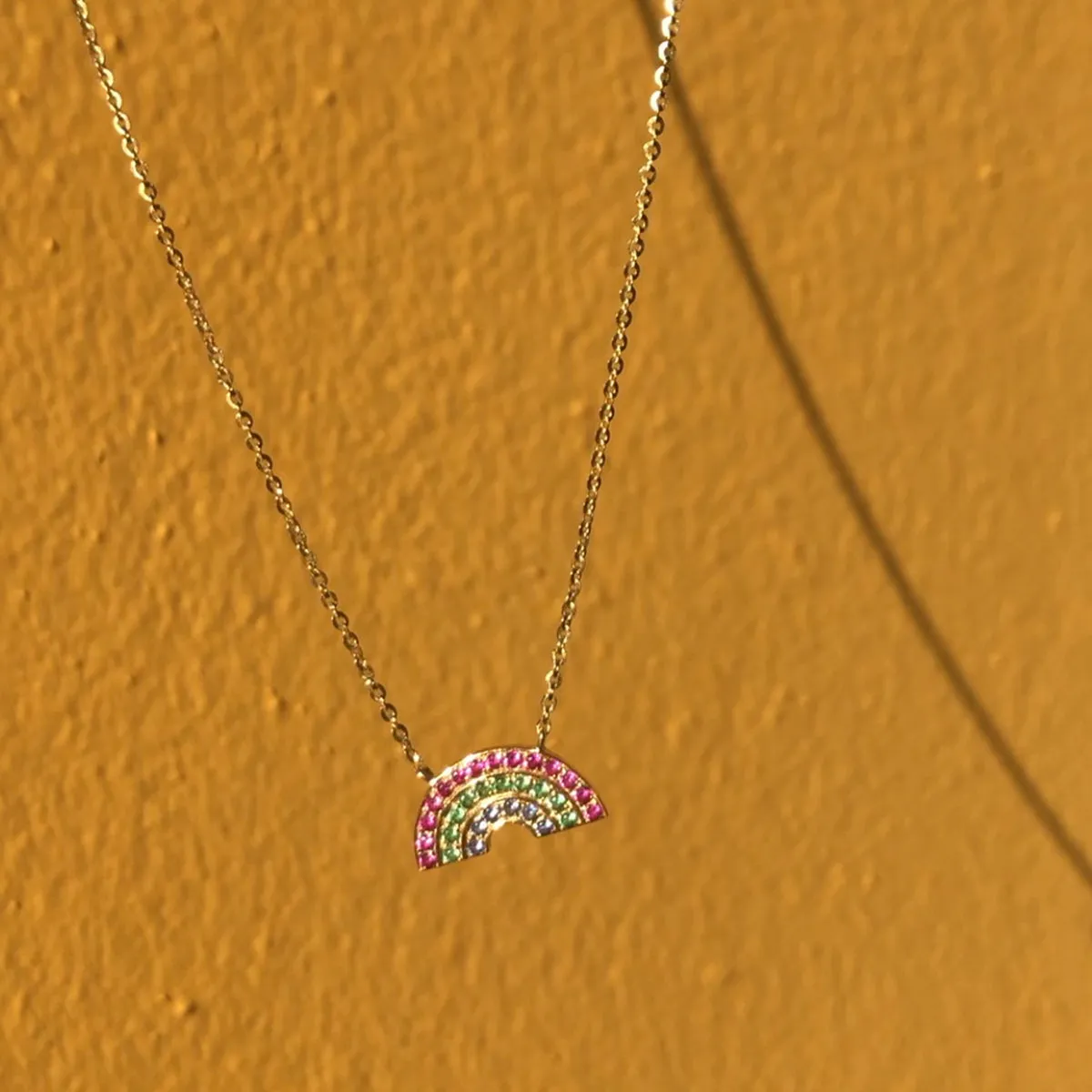 HELP US FEED KIDS! Buying Just 1 Gold Rainbow Necklace Donates Up To 50 meals!