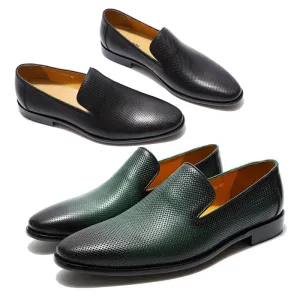 High Quality Print Leather Loafer