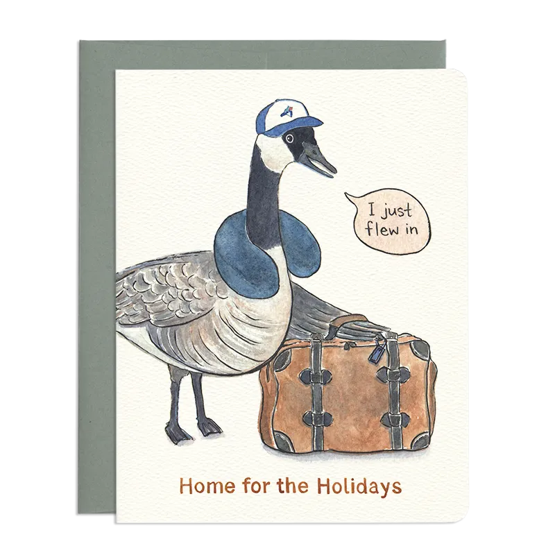 Home for the Holidays Goose Card