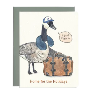Home for the Holidays Goose Card