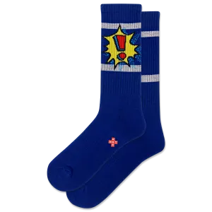 HOTSOX Men's Exclamation Active Crew Sock