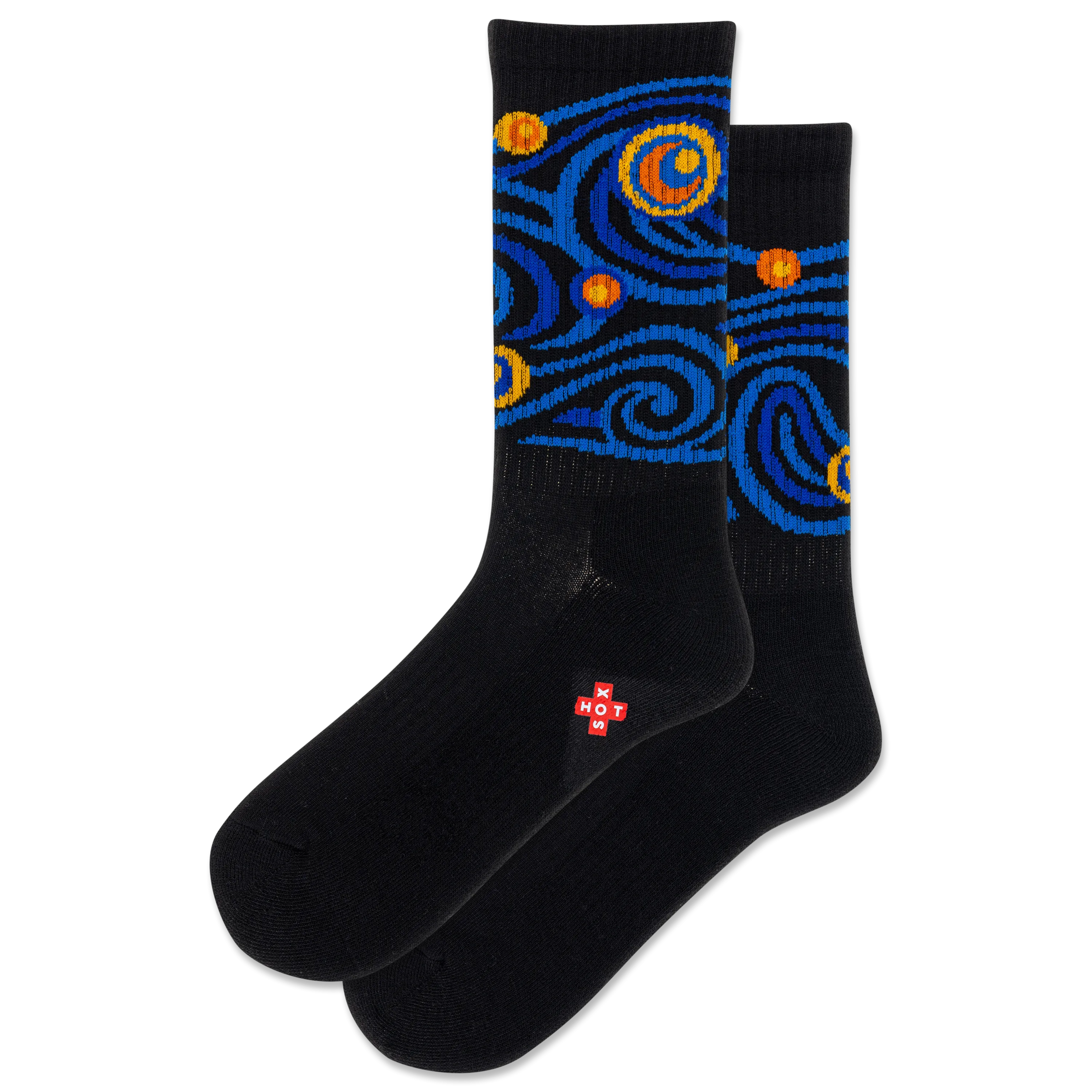 HOTSOX Women's Starry Night Active Crew Sock