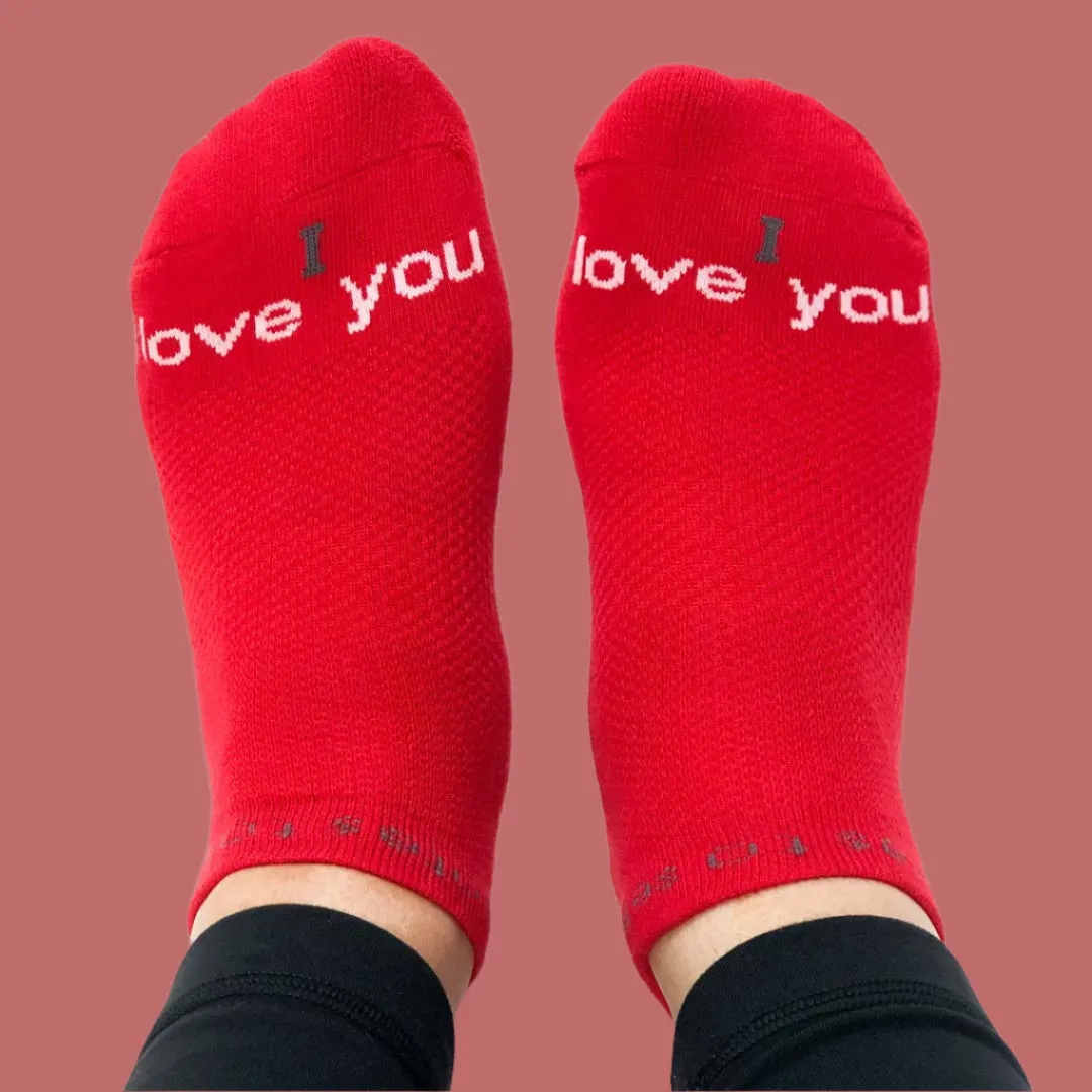 I love you - forever™ red low-cut socks