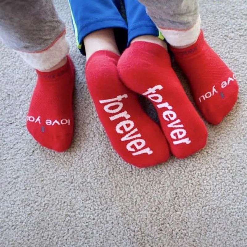 I love you - forever™ red low-cut socks