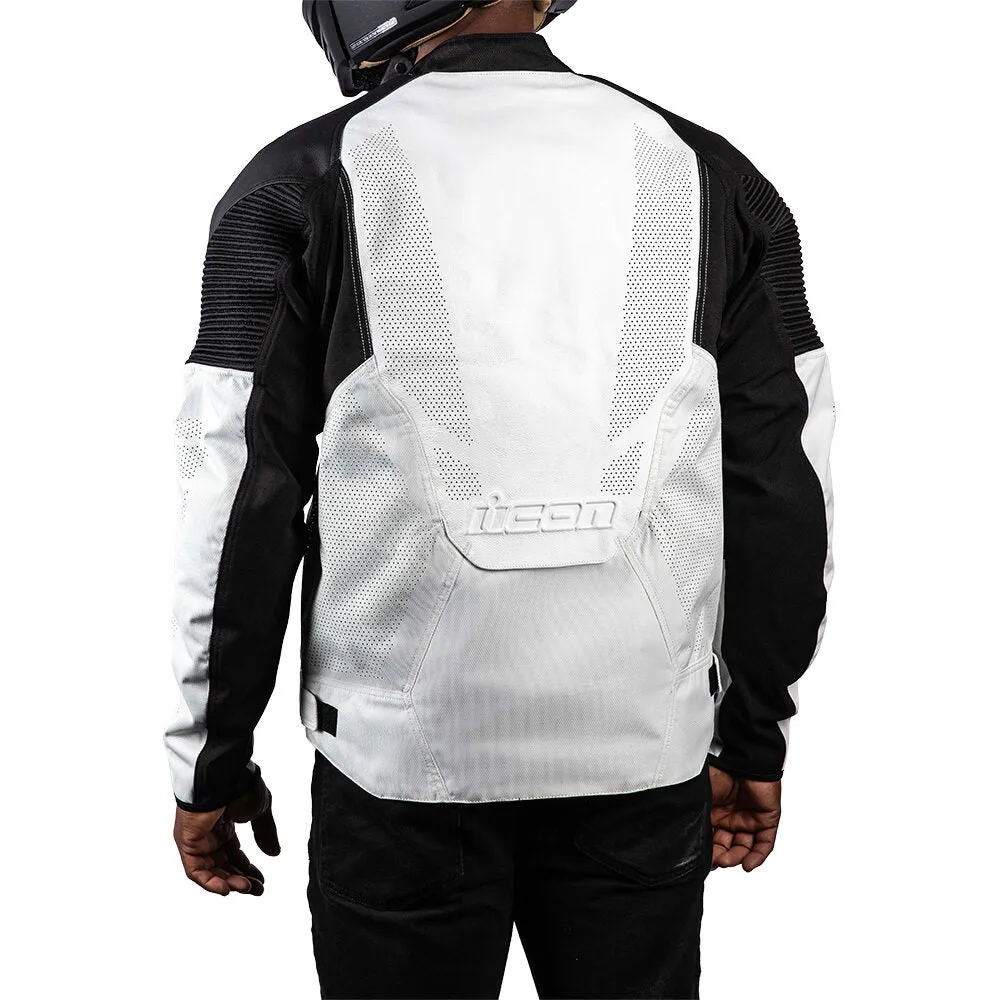 Icon Overlord3 CE Leather Jacket - White