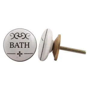 IndianShelf 8 Pieces Black Bath Flat Ceramic Drawer Knobs for Kitchen Cabinet Knobs Door Pulls Decorative Dresser Premium Kids