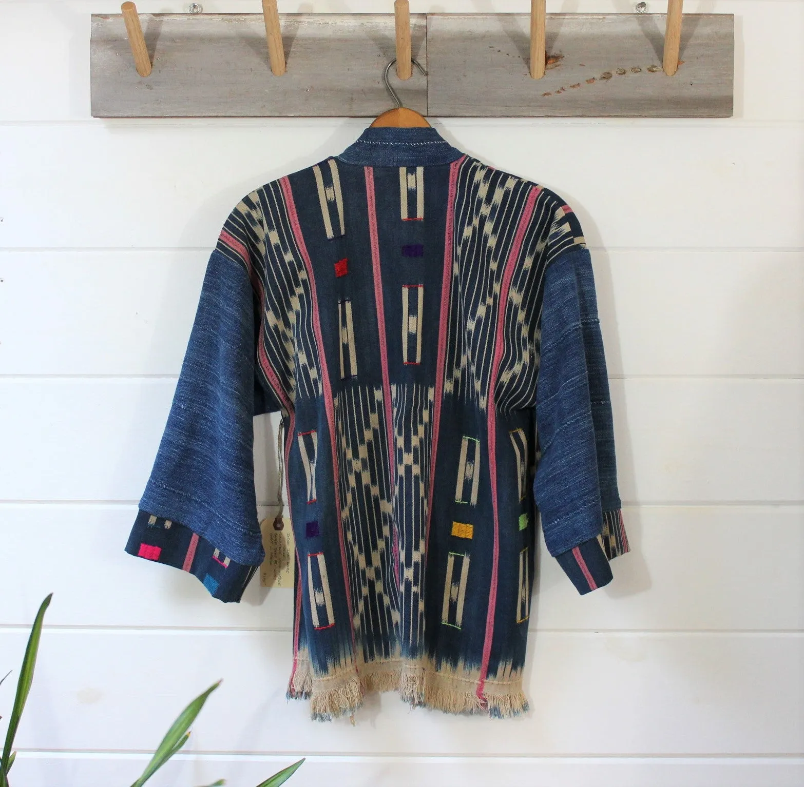Indigo Ikat Haori Jacket