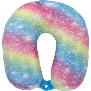 Iscream Shimmering Rainbow Neck Pillow