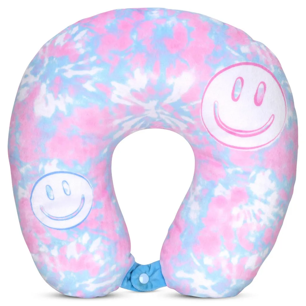 Iscream Tie Dye Smiles Neck Pillow