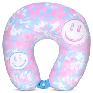 Iscream Tie Dye Smiles Neck Pillow