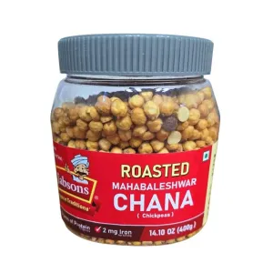 Jabsons Mahabaleshwar Roasted white Chana (Lightly salted without skin)