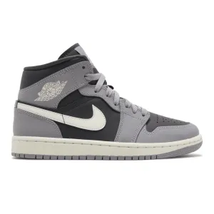 Jordan 1 Mid 'Cement Grey' W