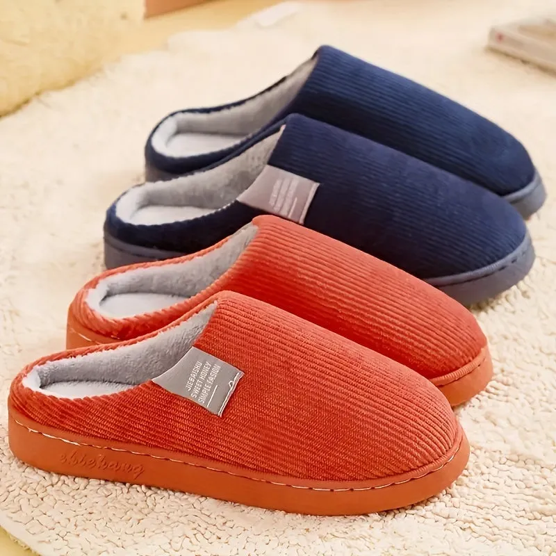 Joris – Unisex Warme Slippers, Comfortabele Pluizige Antislip Pantoffels voor Binnen en Buiten