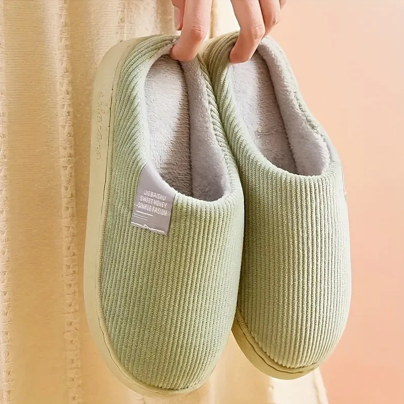 Joris – Unisex Warme Slippers, Comfortabele Pluizige Antislip Pantoffels voor Binnen en Buiten