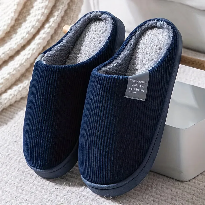 Joris – Unisex Warme Slippers, Comfortabele Pluizige Antislip Pantoffels voor Binnen en Buiten