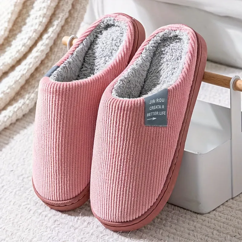 Joris – Unisex Warme Slippers, Comfortabele Pluizige Antislip Pantoffels voor Binnen en Buiten