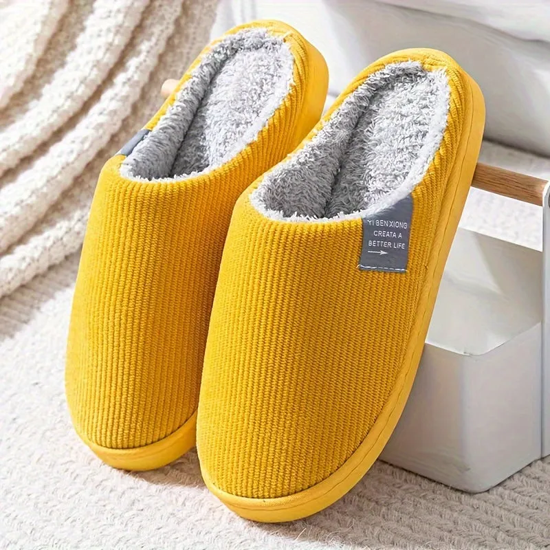 Joris – Unisex Warme Slippers, Comfortabele Pluizige Antislip Pantoffels voor Binnen en Buiten