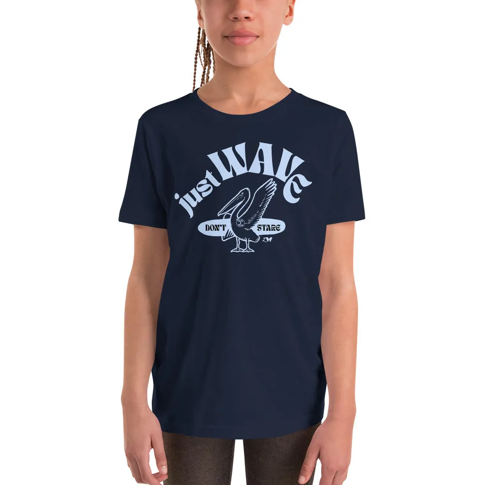 Just Wave Don't Stare Youth Tee