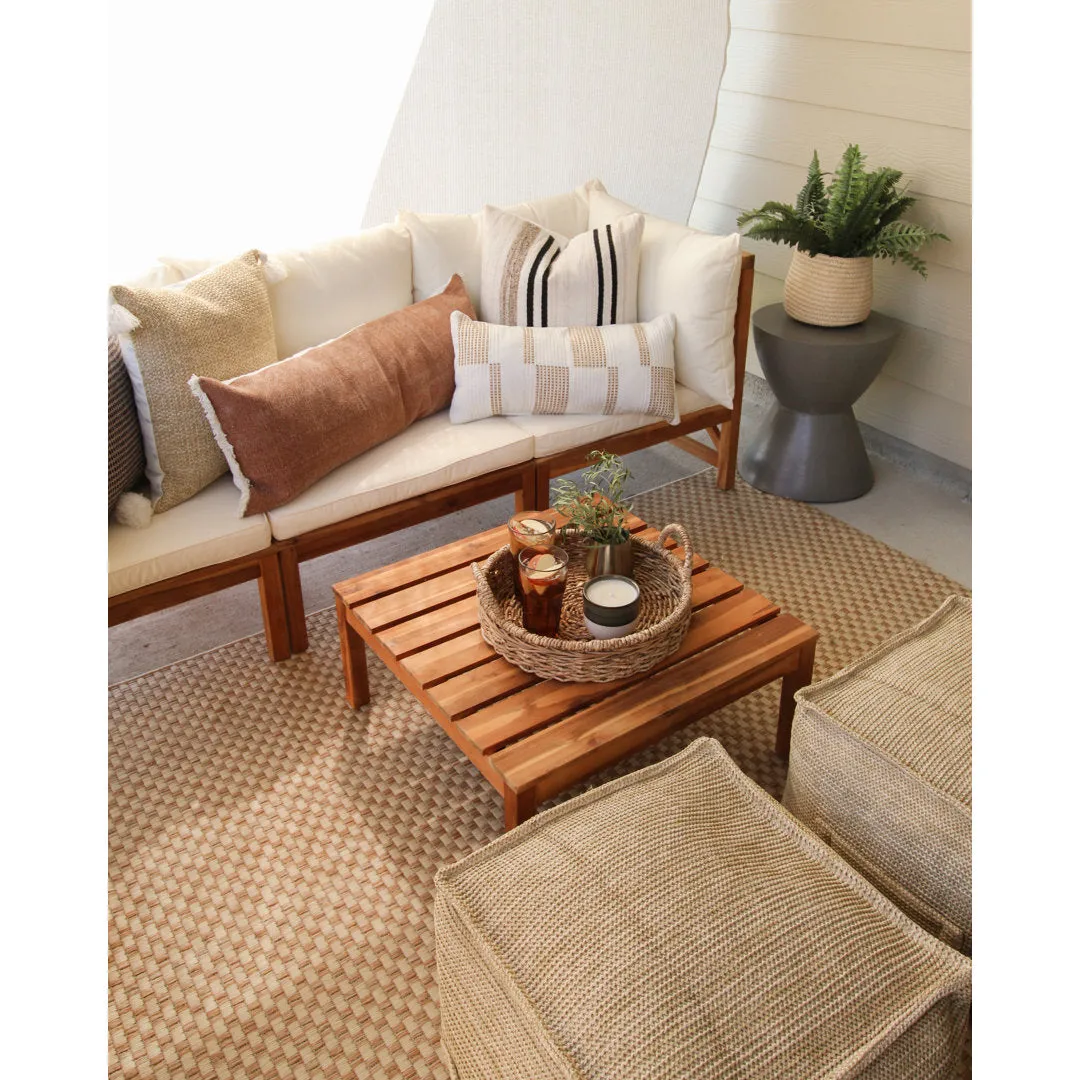 Kaylah Performance Geometric Rug Highland Dunes Rug Size: Square 6'7"
