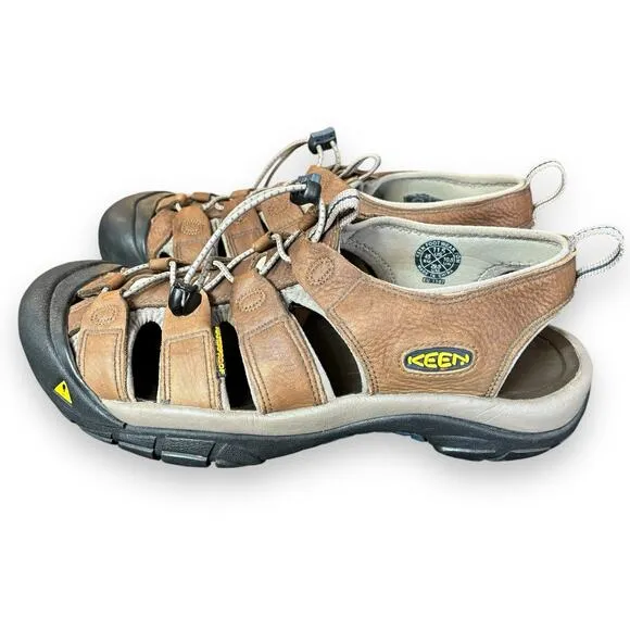 Keen Newport Leather Fisherman Sandal Size 11.5 Outdoor Hiking Trail Water Shoe
