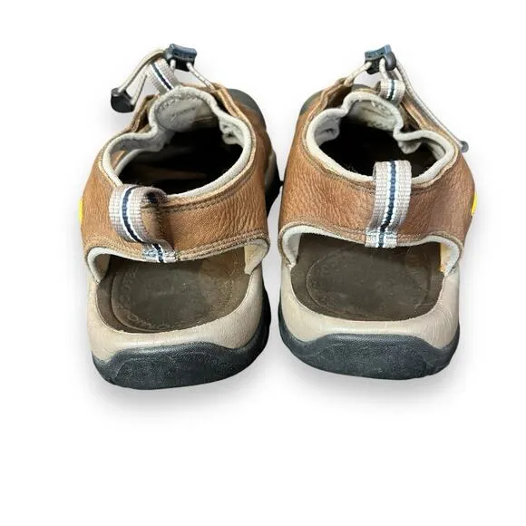 Keen Newport Leather Fisherman Sandal Size 11.5 Outdoor Hiking Trail Water Shoe
