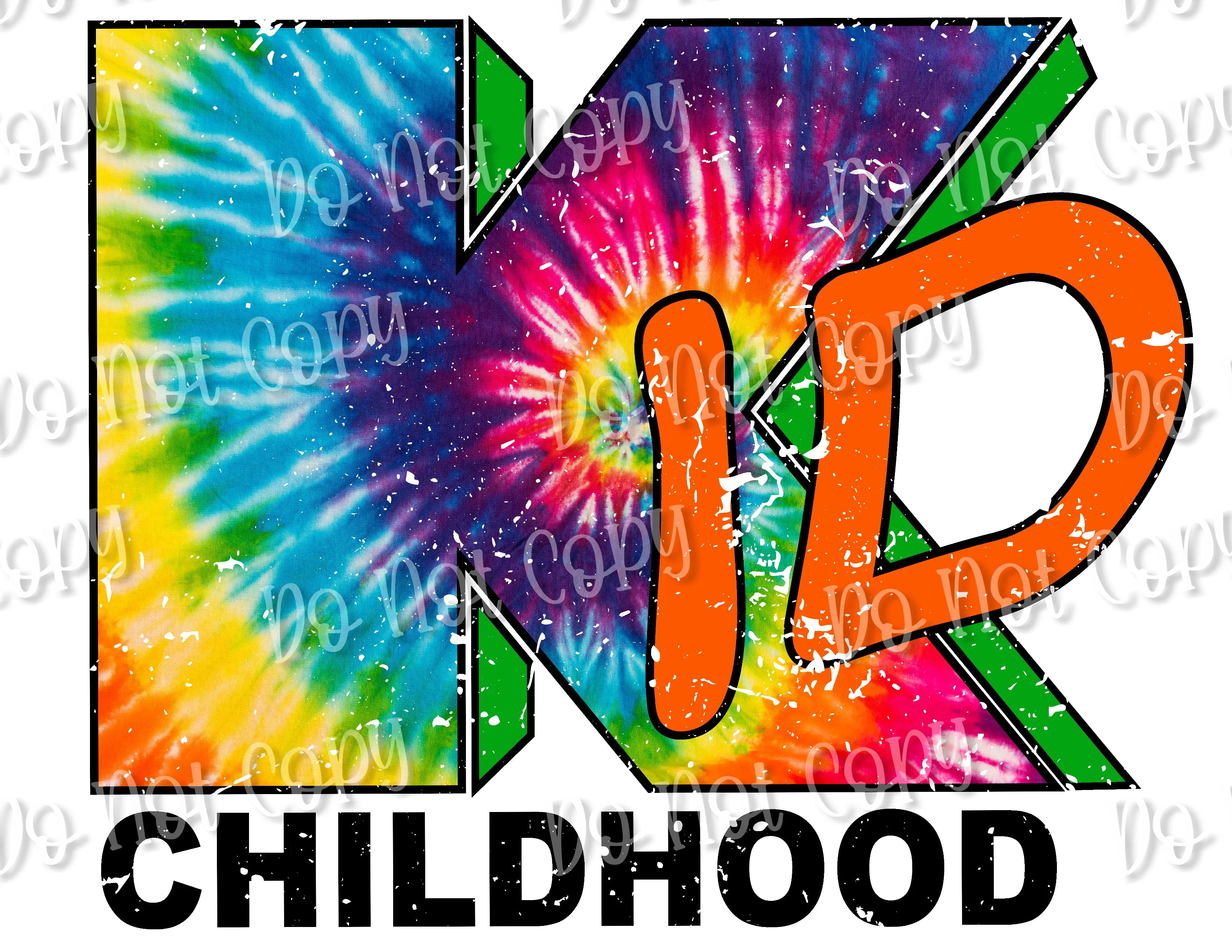 Kid Childhood Tie Dye
