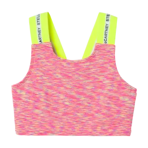 KID GIRL SPACE DYED SPORTS BRA,PINK