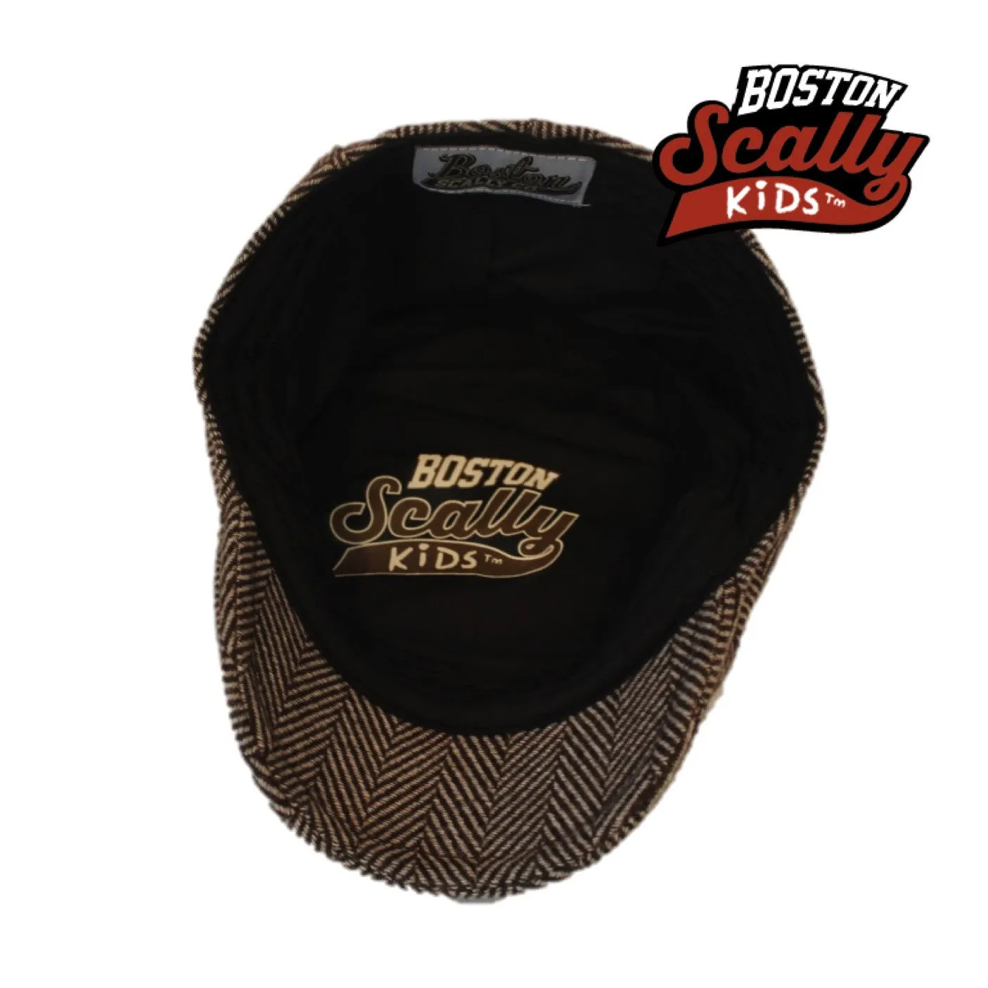 Kids The Original Boston Scally Cap - Brown