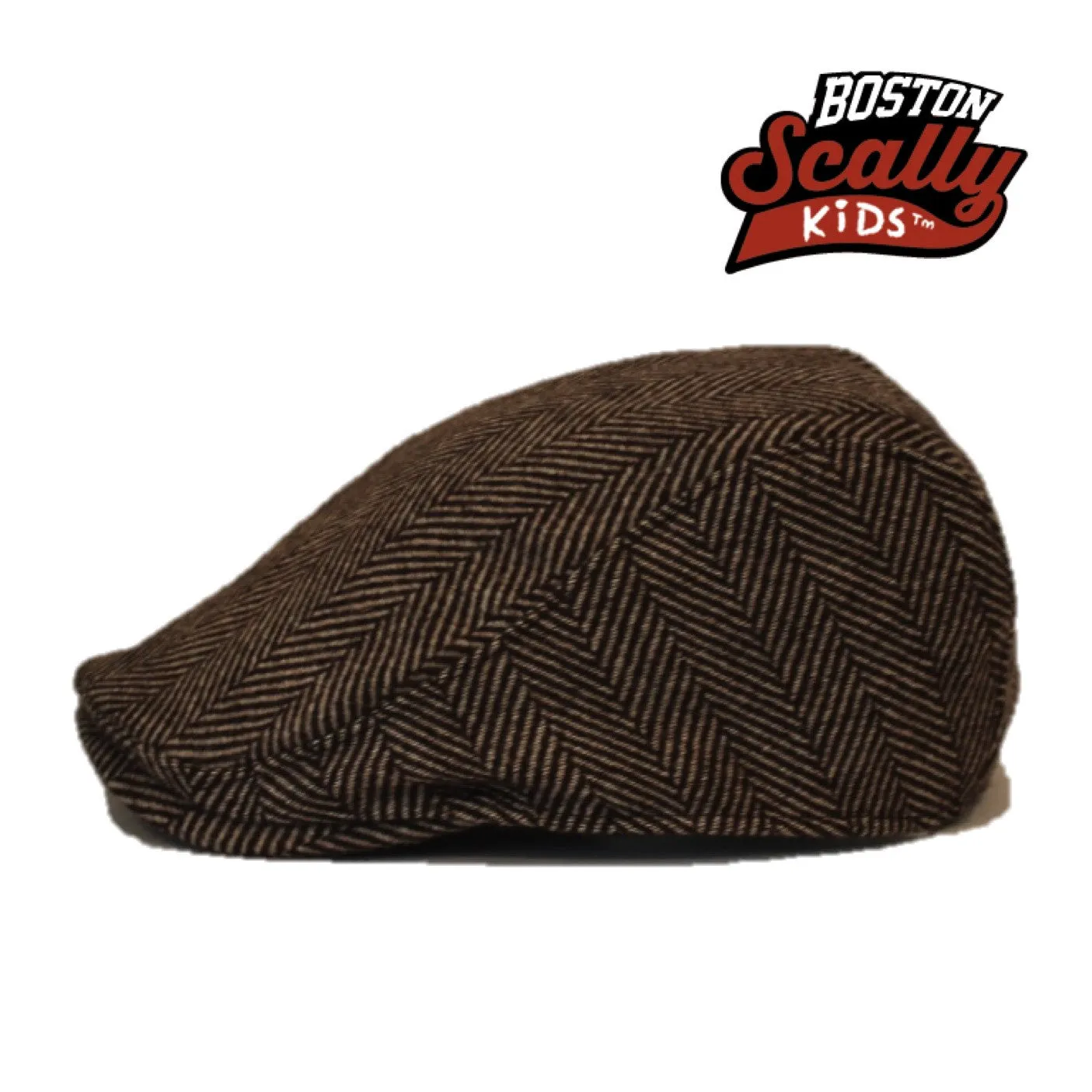 Kids The Original Boston Scally Cap - Brown
