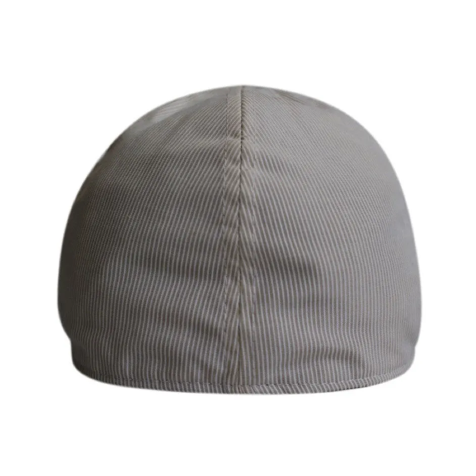 Kids The Seersucker Boston Scally Cap - Beige