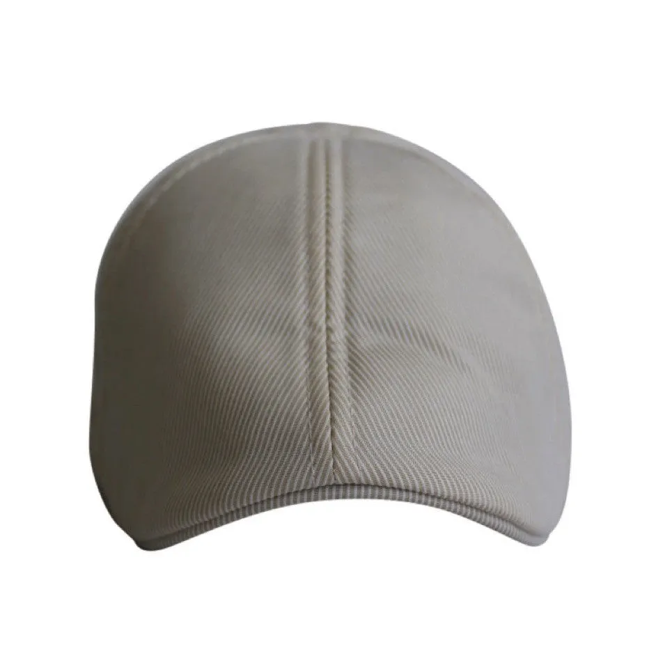 Kids The Seersucker Boston Scally Cap - Beige