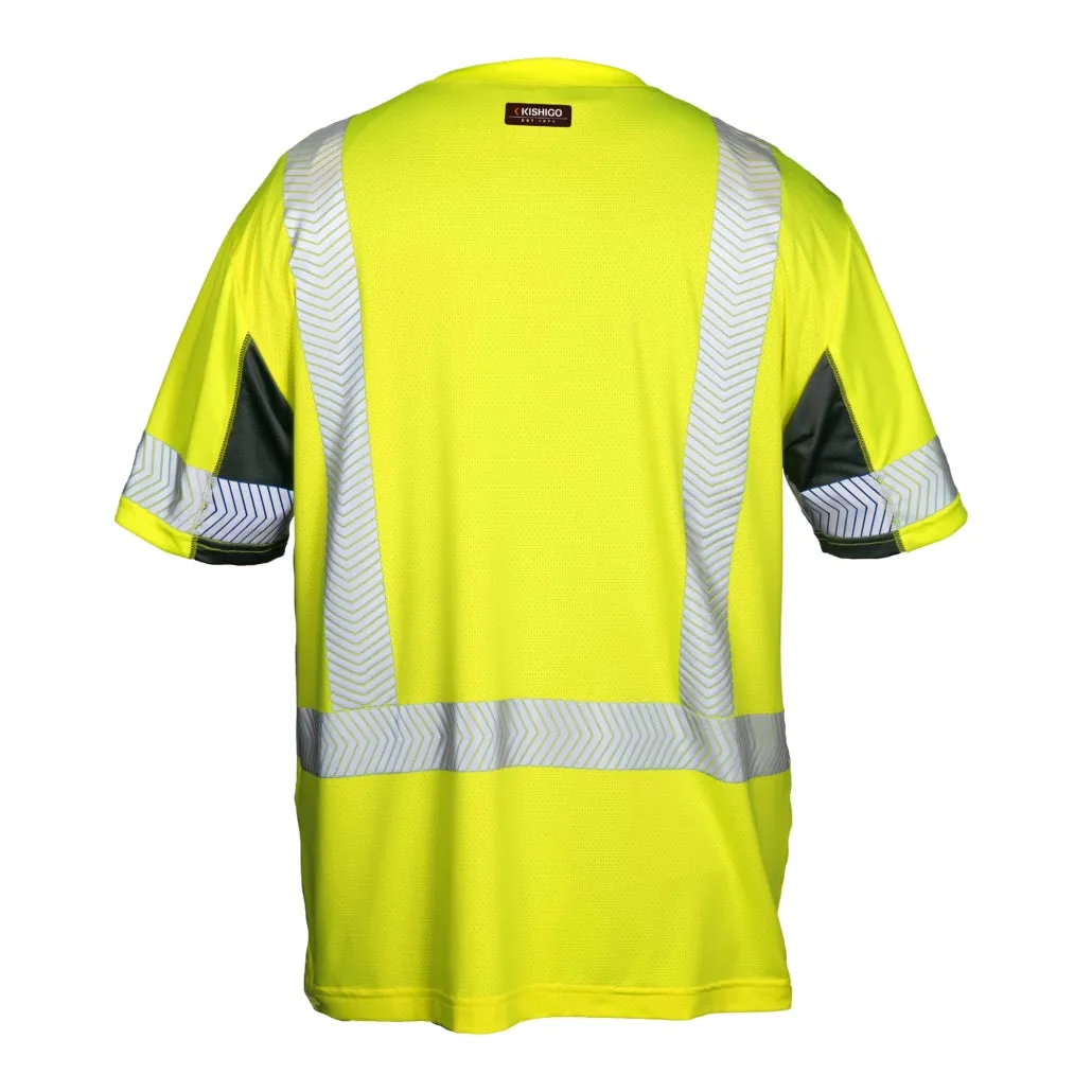 Kishigo 9175 Black Series Cool Touch Short Sleeve T Shirt, Class 3