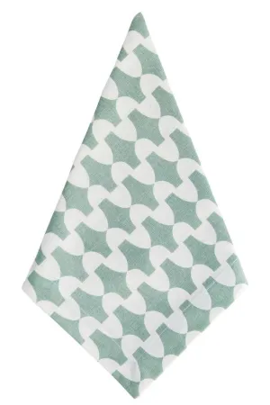 lantern mineral gray printed cloth dinner napkins