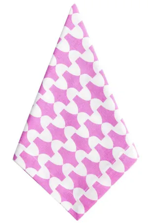 lantern orchid pink lavender printed cloth dinner napkins