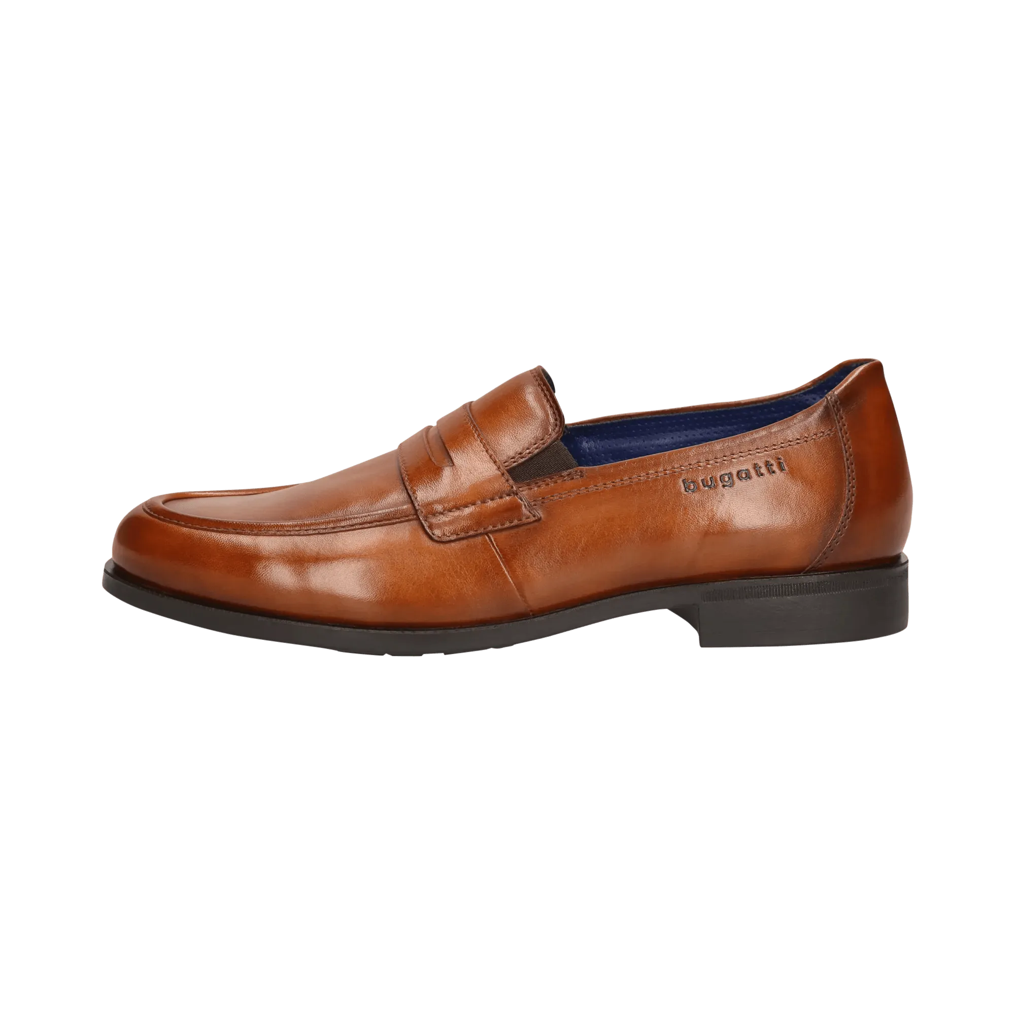 Leder Slip on cognac