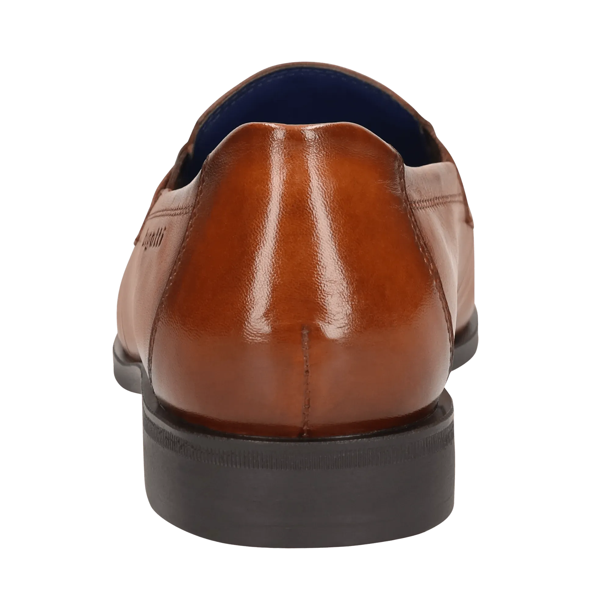 Leder Slip on cognac