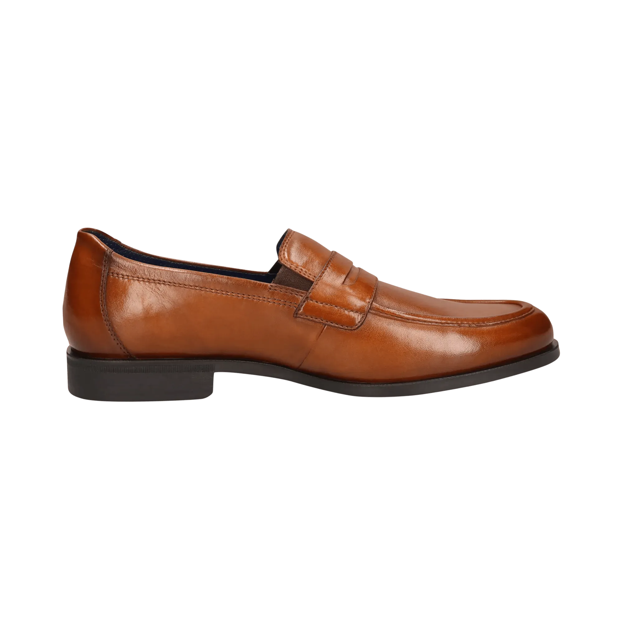 Leder Slip on cognac