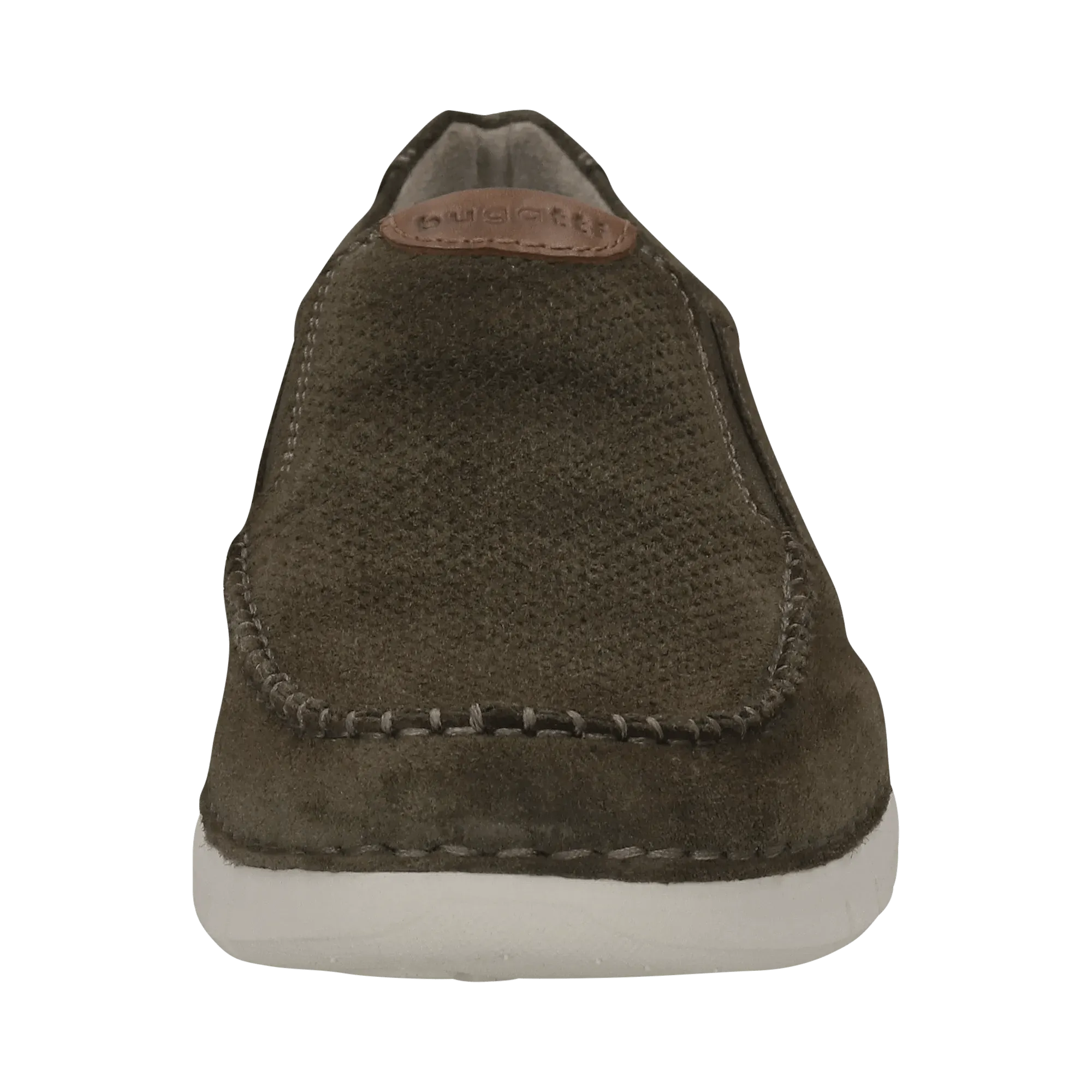 Leder Slip on dunkelgrau
