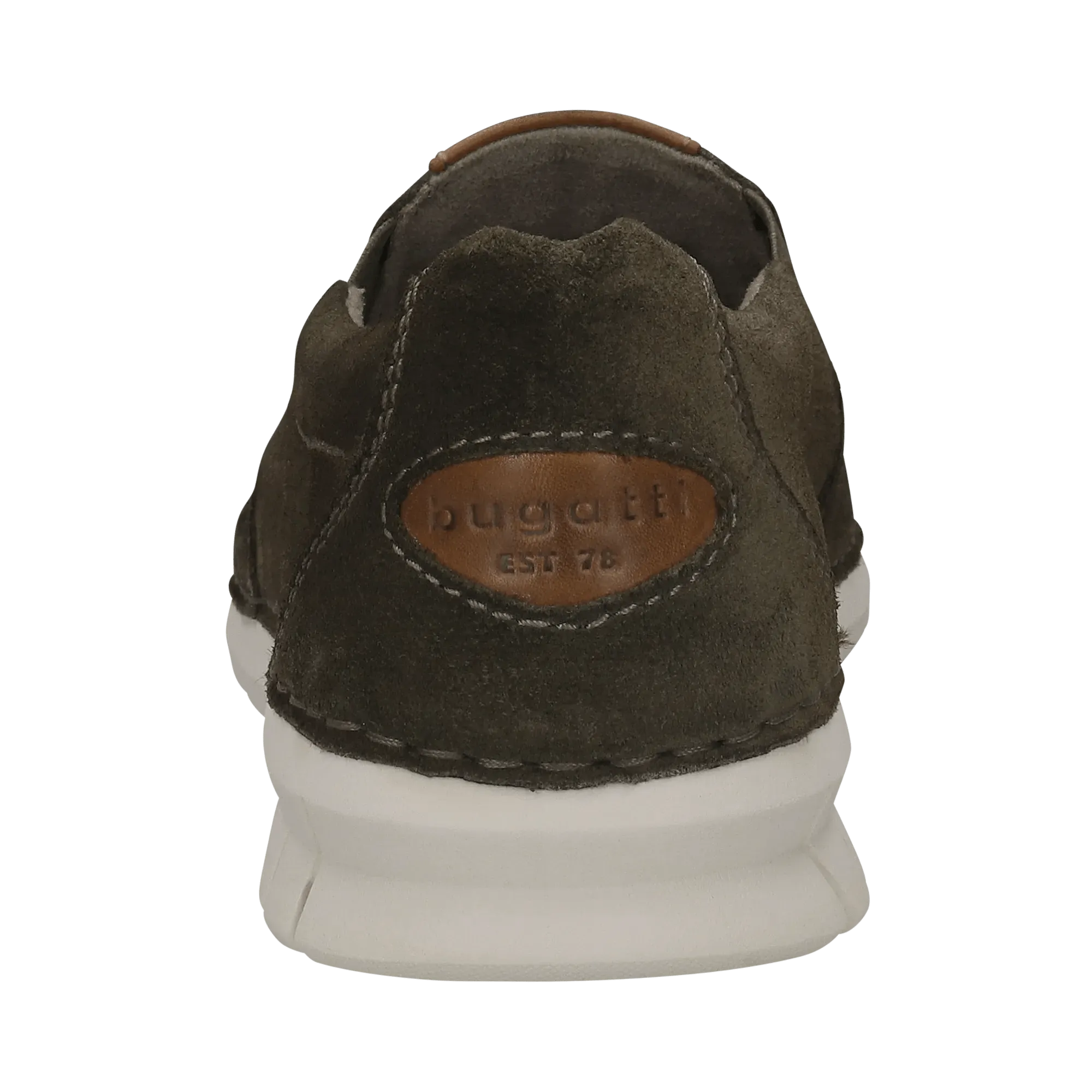 Leder Slip on dunkelgrau