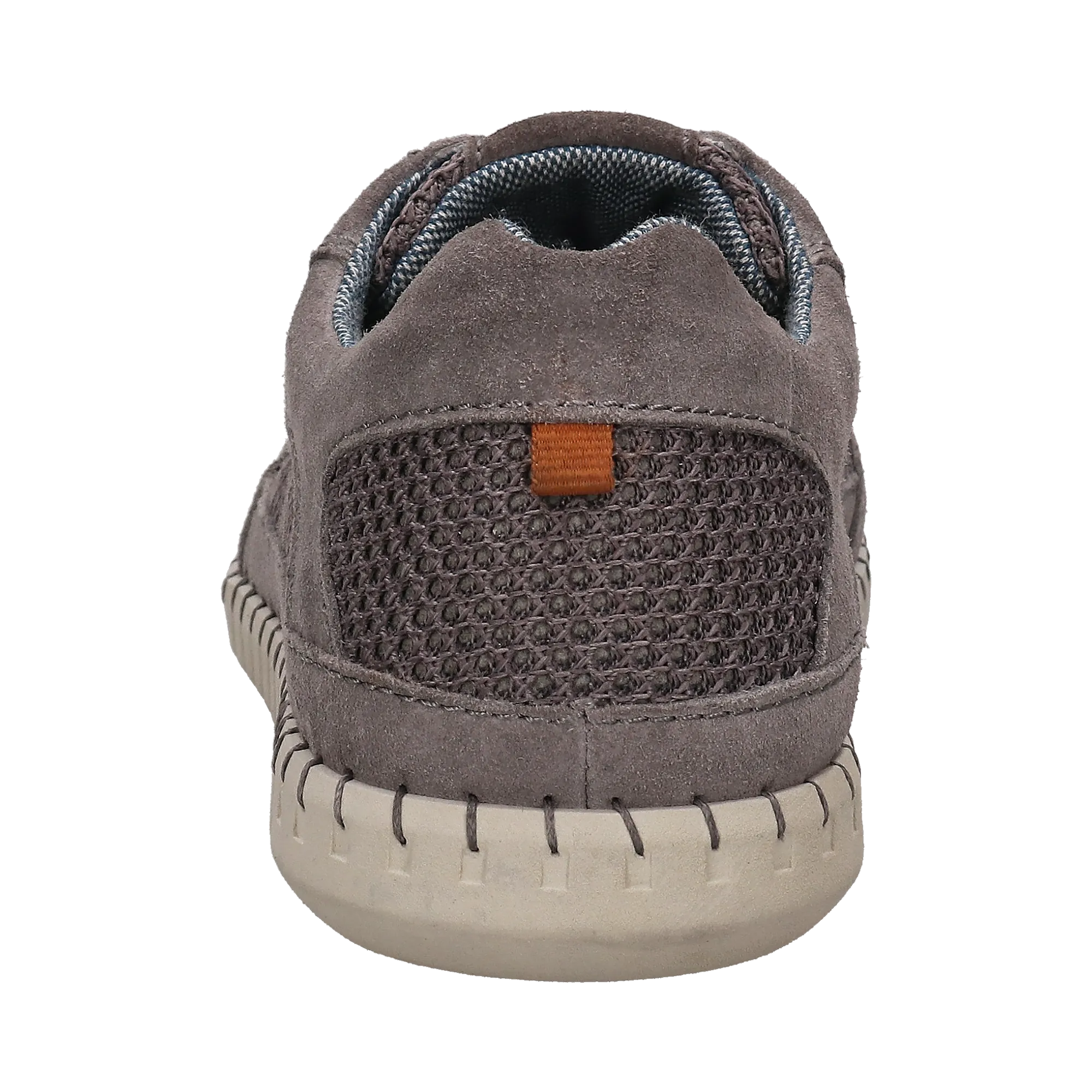 Leder Slip on grau