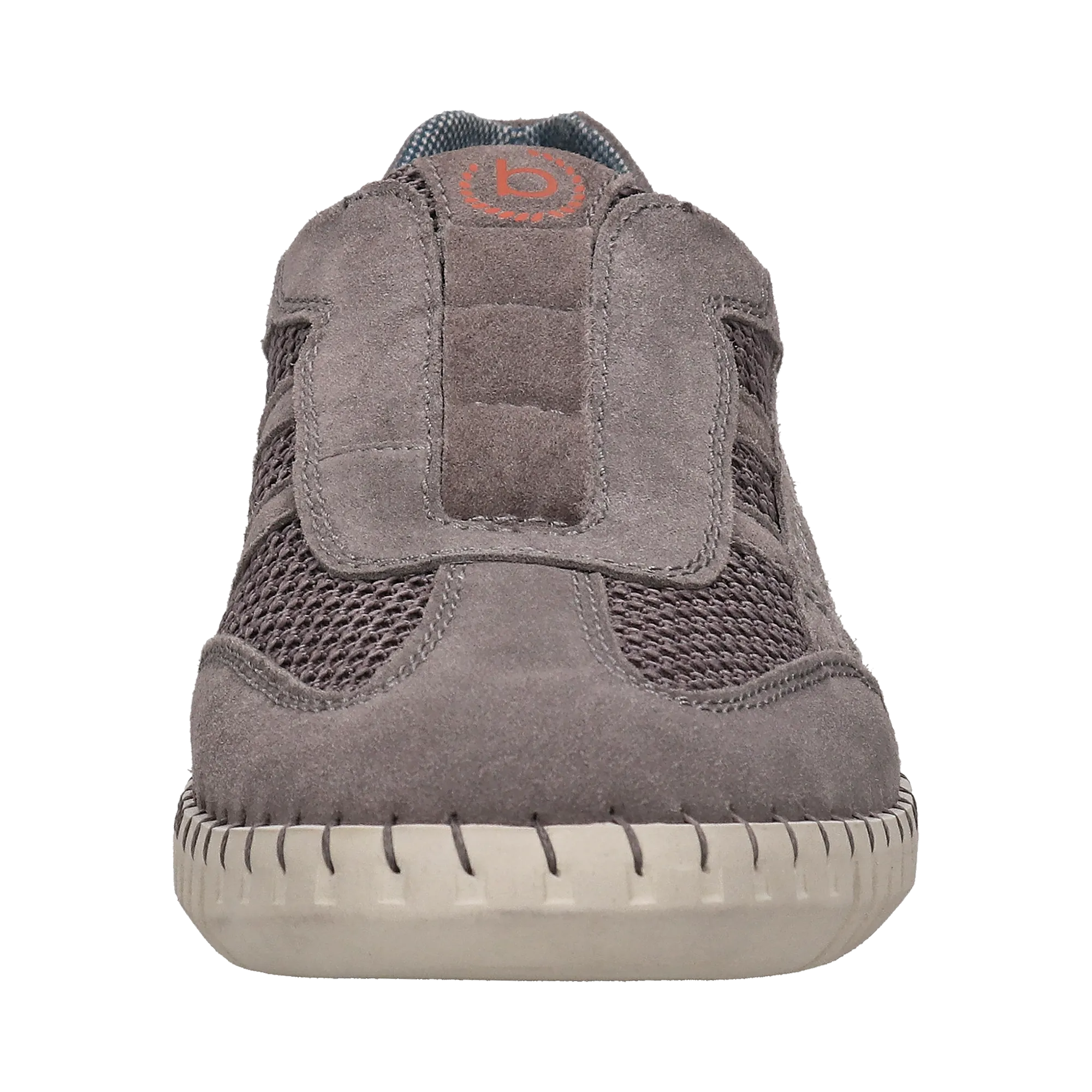Leder Slip on grau