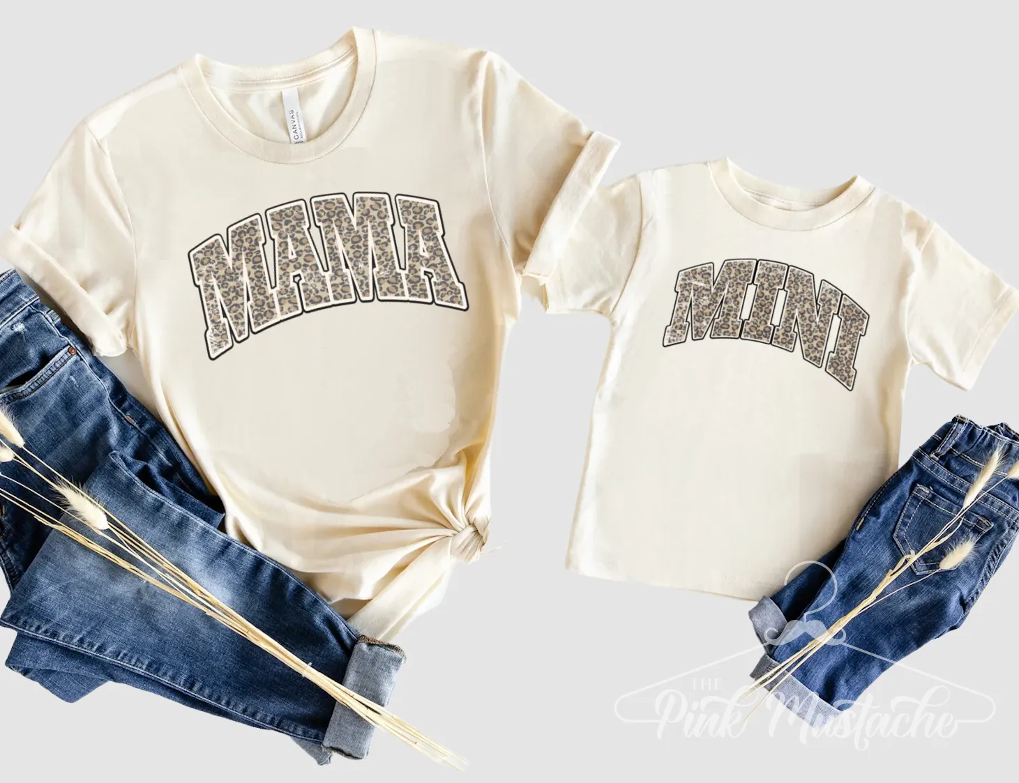 Leopard Mama Mini Tees /Mommy and Me Matching Tee/ Youth and Adult Sizing Available