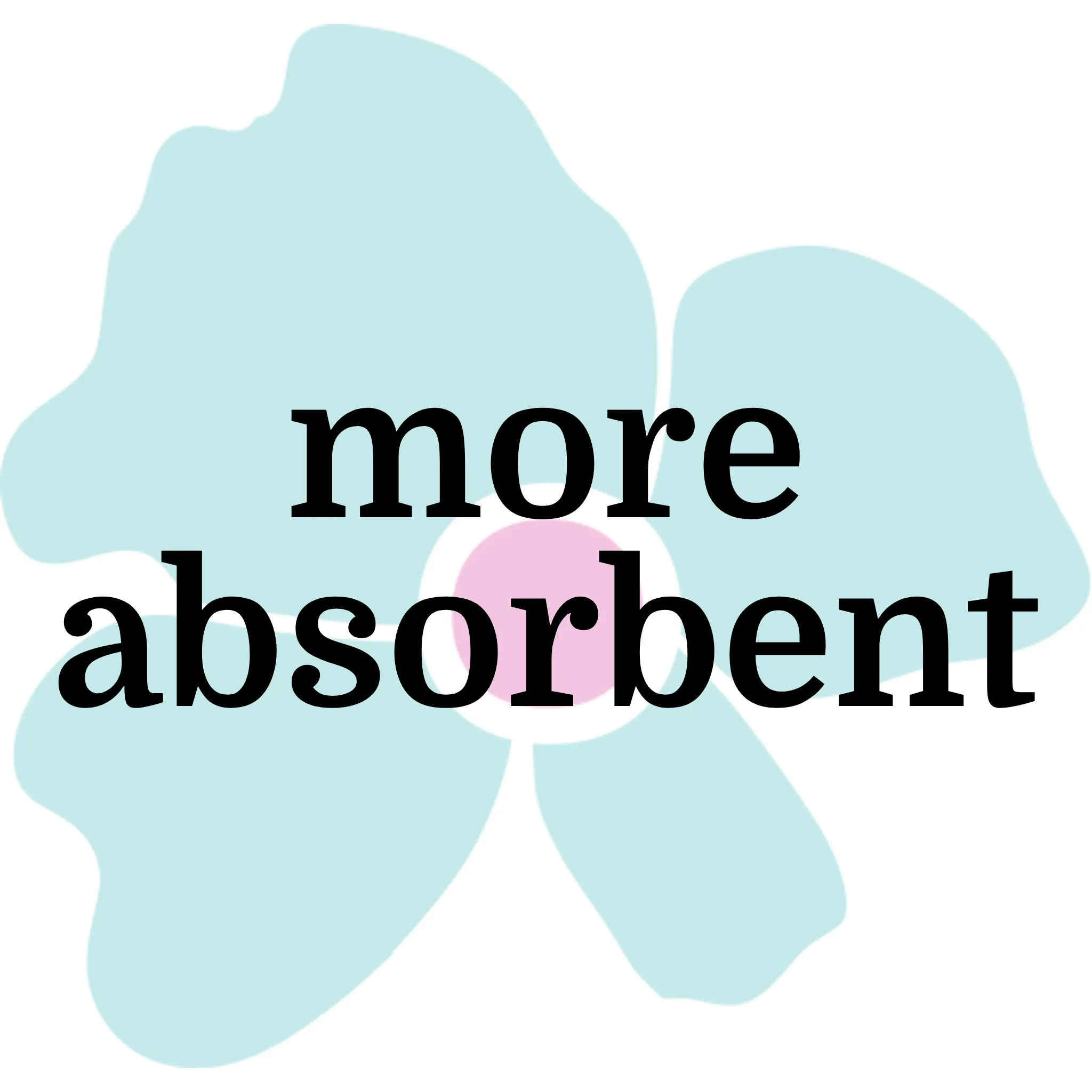 Light Absorbency Reusable Pads: Hydrangea