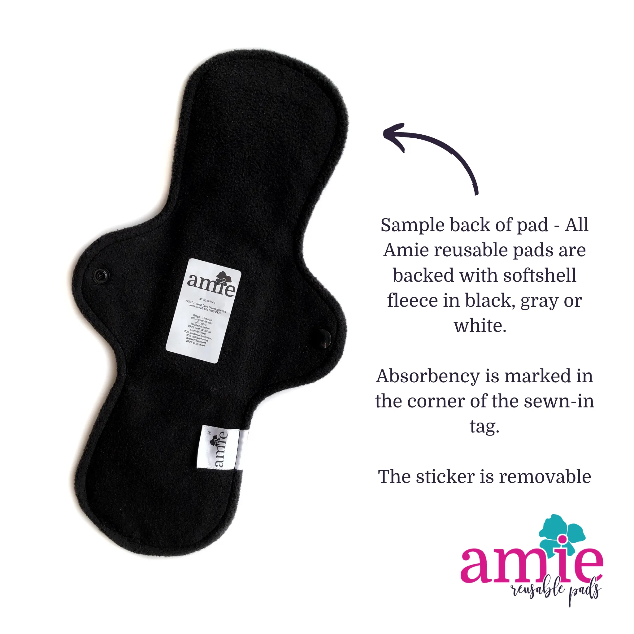 Light Absorbency Reusable Pads: Moody Mushroom