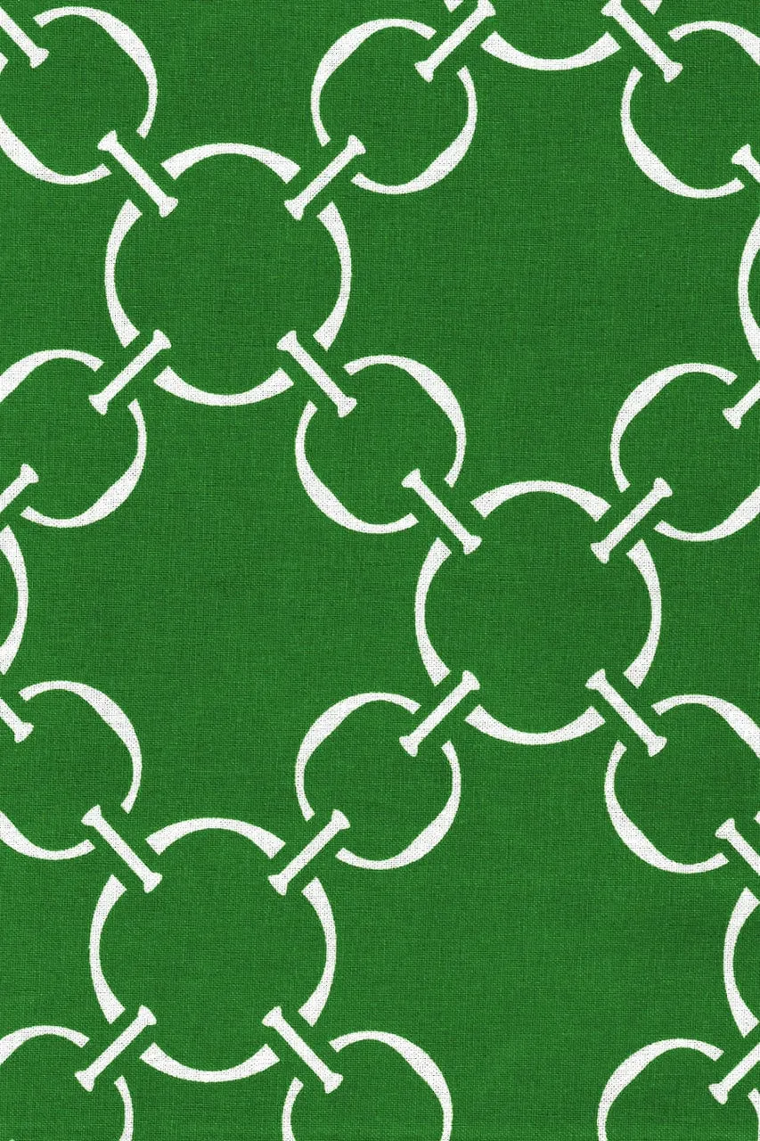 linked-up ivy green printed cloth guest towels