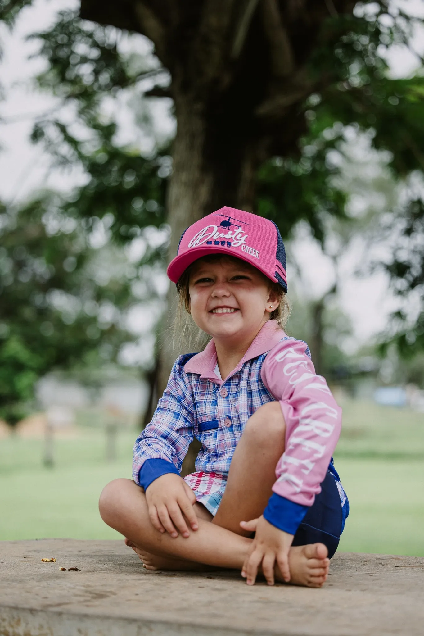 Little Kids Cap - Hot Pink