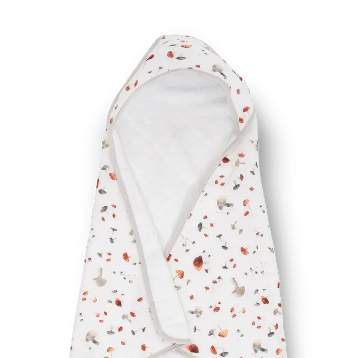 Little Unicorn Infant Hooded Towel (Mushrooms)