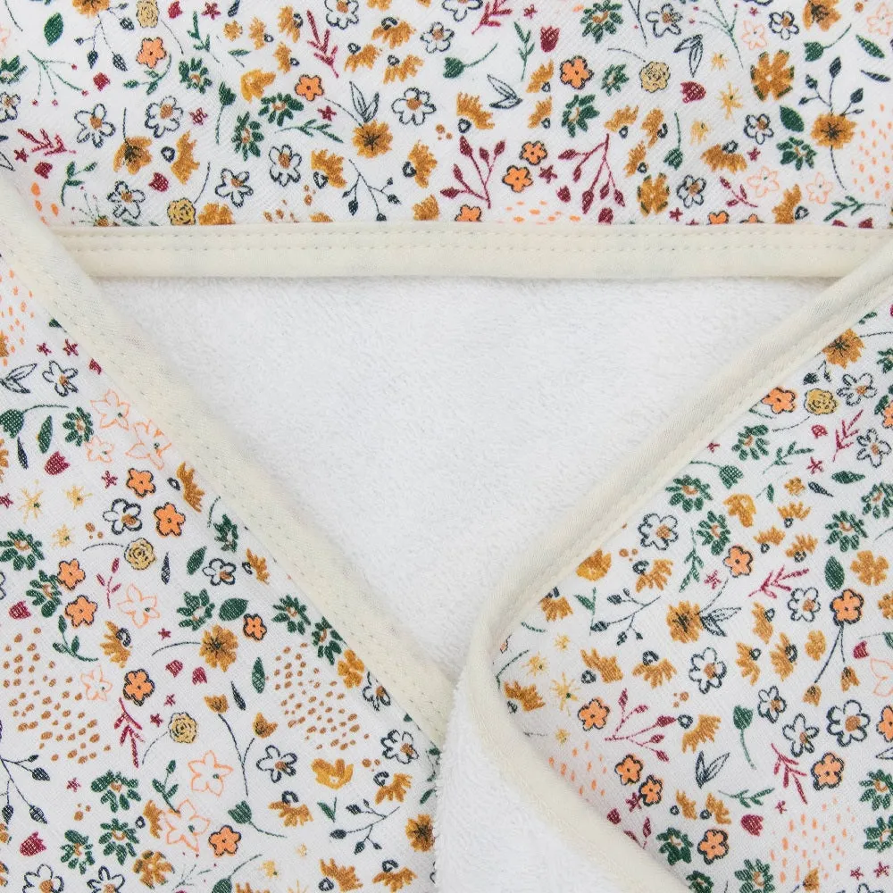 Little Unicorn Infant Hooded Towel (Pressed Petals)